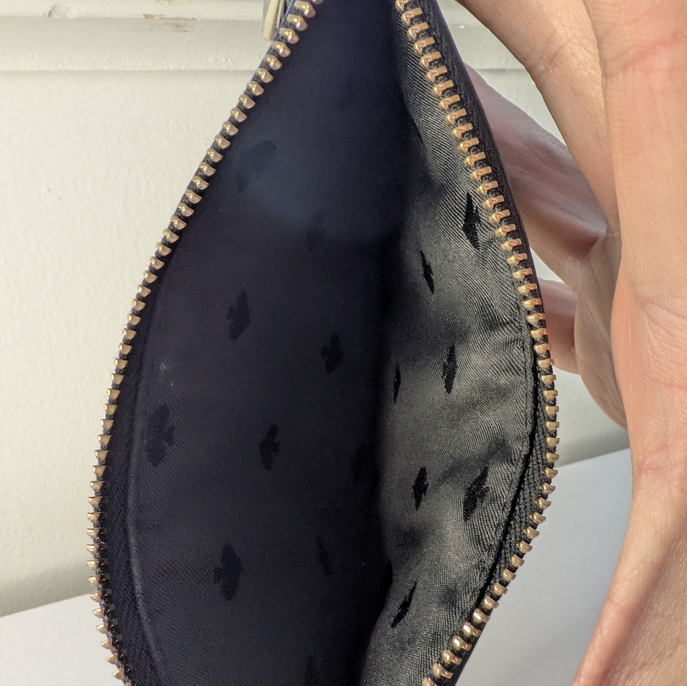 Kate Spade Natalia Large Slim Card Holder Black Quilted Leather - Picture 6 of 6